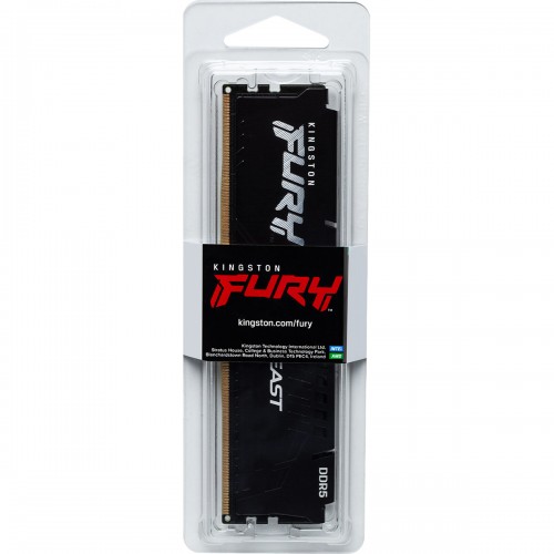 Купить оперативную память Kingston 32GB DDR5 5600MT/s CL40 DIMM FURY Beast Black - Высокая производительность для геймеров и профессионалов