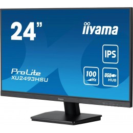 Монитор Iiyama 23.8" ProLite XU2493HSU-B7 черный IPS LED 1ms 16:9 HDMI M/M матовая 1300:1 300cd 178гр/178гр 1920x1080 100Hz DP FHD USB 3кг