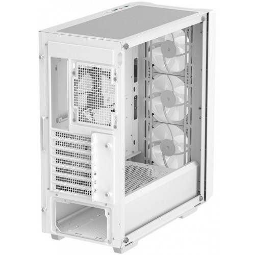 Корпус Deepcool CC560 MESH V2 белый ATX с поддержкой 8 вентиляторов 120mm и 5 вентиляторов 140mm - идеальный выбор для вашего ПК