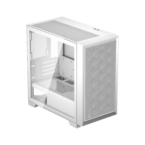 Корпус без блока питания/ Case PCCooler C3D310 WH, Mini-Tower, TG, Mesh, no fans, 2xUSB-A 3.0, mATX, mITX White PcCooler