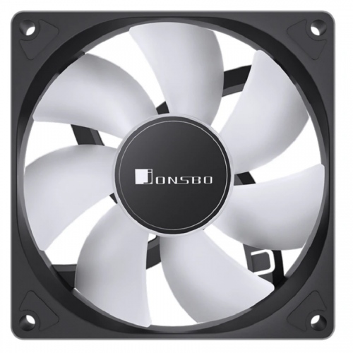 Кулер для корпуса/ Case Cooler JONSBO SL-120C (120x120x25mm, 4-pin PWM, FRGB, 59.48CFM, 32.0dBA, 1500RPM, Black) JONSBO