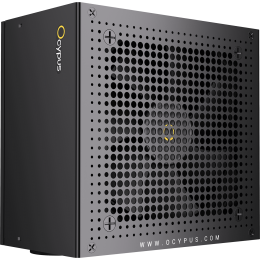 Блок питания ПК/ Power Supply Ocypus Delta P750, 750W 80+ Bronze (ATX, 3.1, Non modular, 1x24(20+4)pin, 2xCPU 8(4+4)pin, 3xPCIe*2 8(6+2)pin, 1x12V-2x6, 8xSATA3 , Active, 120x120mm, 150x140x86mm, APFC, black)