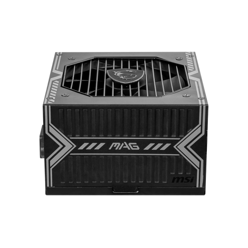 Блок питания ПК/ Power Supply MSI MAG A750BN PCIE5, 750W 80+ Bronze (ATX, 3.0, PCIe 5.0, Non modular, 1x24(20+4)pin, 2xCPU 8(4+4)pin, 2xPCIe*2 8(6+2)pin, 1x12VHPWR, 5xSATA3, 2xMOLEX4pin, Active, 120x120mm, 150x140x86mm, APFC, black) MSI