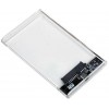 Внешний корпус для HDD/SSD AgeStar 3UB2P4C SATA III USB3.0 пластик прозрачный 2.5" [3UB2P4C]