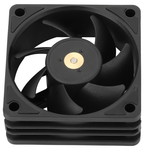Кулер для корпуса/ Case Cooler Thermalright TL-B6B (60x60x25mm, 4-pin PWM, 16.17CFM, 20.17dBA, 3200RPM, Black)