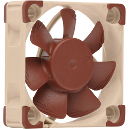 Кулер для корпуса/ Case Cooler Noctua NF-A4x10 PWM (40x40x10mm, 4-pin PWM, 5.2CFM, 19.6dBA, 5000RPM, Beige/Brown)