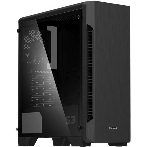 Корпус Zalman S3 TG черный ATX с 5 вентиляторами, USB 2.0/3.0 и аудио разъемом - идеальный выбор для вашего ПК