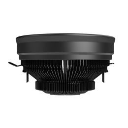 Кулер для процессора/ CPU Cooler PCCooler E126M PRO (92W, 4-pin PWM, 70mm, Al/Cu, -mm, FRGB, 1x120mm, 65.46CFM, 29.8dBA, 1600RPM, S: 1700/1200/115X, AM5/AM4, black)