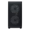Корпус без блока питания/ Case HSPD M320, Mesh Mini-tower, Black, slide TG, 0.45 SPCC, 2x140mm ARGB (M11-140)+1x120mm ARGB (M11-120) mATX, mITX 160/340/184mm 2x2.5", 2x3.5", 4xPCI 2xUSB-A 3.0, 1xUSB-A 1.0 390x200x385mm