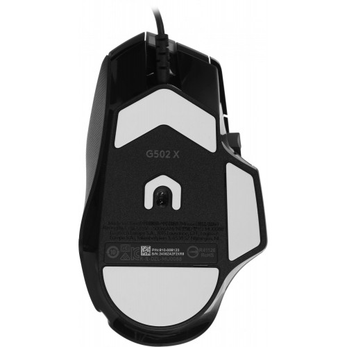 Купить игровую мышь Logitech G502 X черная - оптическая, 25600 dpi, USB, 13 кнопок (910-006142)