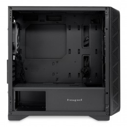 Корпус без блока питания/ Case HSPD M321, Mesh Mini-tower, Black, slide TG, 0.45 SPCC, 2x140mm ARGB (M11-140)+1x120mm ARGB (M11-120) mATX, mITX 160/340/184mm 2x2.5", 2x3.5", 4xPCI 2xUSB-A 3.0, 1xUSB-A 1.0 390x200x385mm