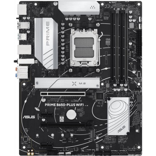 Материнская плата Asus PRIME B650-PLUS WIFI AM5: 4xDDR5, 2.5G LAN, RAID, HDMI и DP