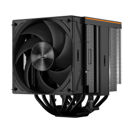 Кулер для процессора/ CPU Cooler PCCooler RZ620Pro TC BK (265W, 4-pin PWM, 160mm, Al/Cu, 6x6mm, 2x120mm, 80CFM, 36.2dBA, 2400RPM, S: 1851/1700/1200/115X, AM5/AM4, black)