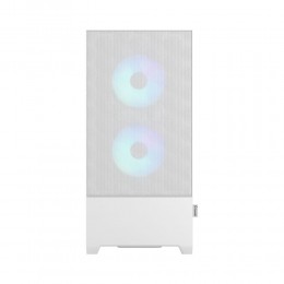 Корпус ПК без блока питания/ Case Fractal Design Pop Air RGB TG Clear Tint, Midi-Tower, 3x120mm RGB, 2xUSB-A 3.2 ATX, mATX, mITX White