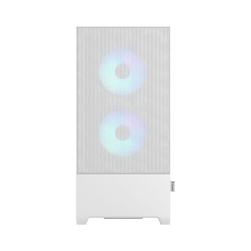 Корпус ПК без блока питания/ Case Fractal Design Pop Air RGB TG Clear Tint, Midi-Tower, 3x120mm RGB, 2xUSB-A 3.2 ATX, mATX, mITX White Fractal Design