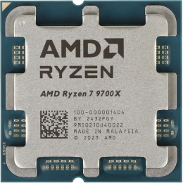 Процессор/ APU AM5 AMD Ryzen 7 9700X (Granite Ridge AM5, 8C/16T, 3.8/5.5GHz, 32MB, 65W, Radeon Graphics) OEM