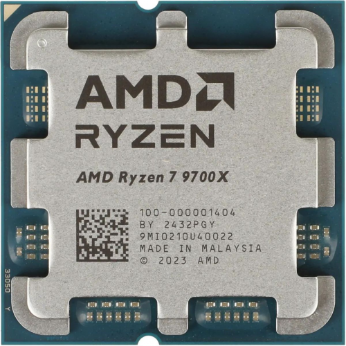 Процессор/ APU AM5 AMD Ryzen 7 9700X (Granite Ridge AM5, 8C/16T, 3.8/5.5GHz, 32MB, 65W, Radeon Graphics) OEM AMD