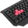 Клавиатура A4Tech B120N USB с LED-подсветкой для геймеров, черная, 1.8 м кабель