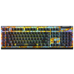 Игровая клавиатура Razer BlackWidow V4 X (Green Switch) - Pokemon Kanto Starters Ed. - US Layout/ Razer BlackWidow V4 X (Green Switch) Gaming keyboard - Pokemon Kanto Starters Ed.
