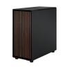 Купите Корпус Fractal Design North XL: Full-Tower с 3 вентиляторами, USB 3.2 Type-C и деревянной панелью в Charcoal Black