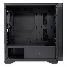 Корпус без блока питания/ Case HSPD M320, Mesh Mini-tower, Black, slide TG, 0.45 SPCC, 2x140mm ARGB (M11-140)+1x120mm ARGB (M11-120) mATX, mITX 160/340/184mm 2x2.5", 2x3.5", 4xPCI 2xUSB-A 3.0, 1xUSB-A 1.0 390x200x385mm