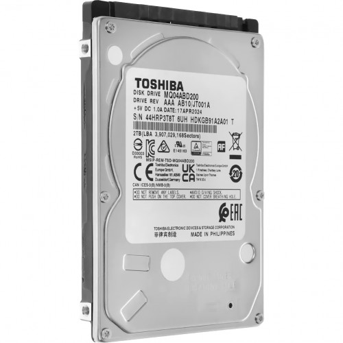 Жесткий диск Toshiba 2TB 2.5 SATA 5400 rpm - Официальный рекертифицированный HDD с гарантией 1 год