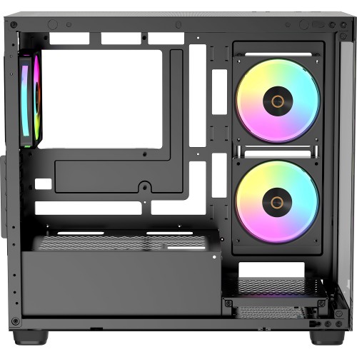 Купить корпус ПК Ocypus Gamma C52 BK ARGB Mini-Tower с 3 вентиляторами и USB 3.0 – идеальное решение для mATX и mITX
