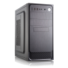 Корпус с блоком питания 450Вт./ Case Forza mATX, 450W, 2xUSB3.0, Black, w/o FAN, 12 cm fan PSU, power cord Foxline