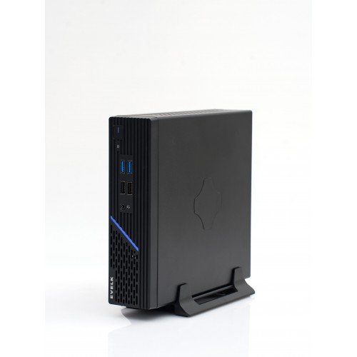 Корпус EVELK с блоком питания 120Вт/ Case Foxline EV-109-AD120 mITX, w/ ext.PSU 120W, DC-converter, w/2хUSB2.0+2хUSB3.0, 1x40mmFan, black, VESA, w/pwr cord, logo EVELK Foxline