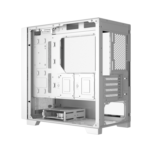 Корпус без блока питания/ Case PCCooler C3D310 WH, Mini-Tower, TG, Mesh, no fans, 2xUSB-A 3.0, mATX, mITX White PcCooler
