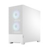 Корпус ПК без блока питания/ Case Fractal Design Pop Air RGB TG Clear Tint, Midi-Tower, 3x120mm RGB, 2xUSB-A 3.2 ATX, mATX, mITX White Fractal Design