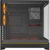 Корпус Montech HS02 PRO черный ATX с 4 вентиляторами 140mm и 2xUSB3.0 - идеальное решение для вашего ПК
