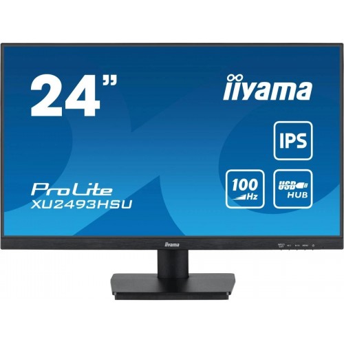 Монитор Iiyama 23.8" ProLite XU2493HSU-B7 черный IPS LED 1ms 16:9 HDMI M/M матовая 1300:1 300cd 178гр/178гр 1920x1080 100Hz DP FHD USB 3кг