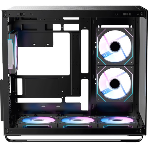Корпус ПК Ocypus Iota C70 BK ARGB - Midi-Tower с 6x120mm ARGB, USB-A 3.0 и USB-C 3.1, поддержка ATX, mATX, mITX