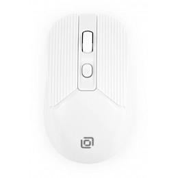Мышь Оклик 509MW white белый оптическая 1600dpi беспров. USB для ноутбука 4but (1885186)