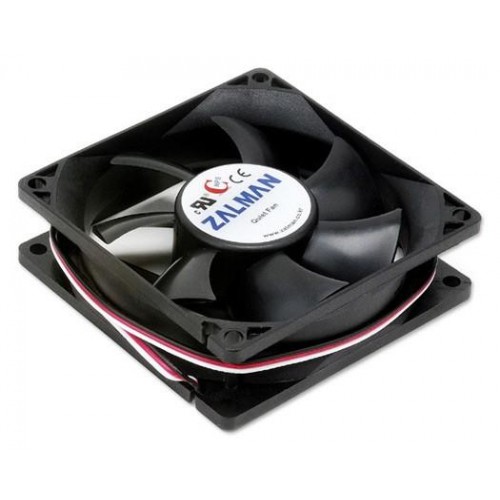 Купить вентилятор Zalman ZM-F1 Plus (SF) 80x80x25 мм черный - тихий 3-pin 23дБ для корпуса