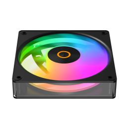 Кулер для корпуса/ Case Cooler Ocypus Gamma F12 Elite BK ARGB REVERSE BLADE (120x120x25mm, 4-pin PWM, ARGB, 56CFM, 26dBA, 1800RPM, Black)
