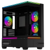 Корпус без блока питания/ Case Thermalright M10 FAN4-C, Mini-Tower, TG, 4x120mm ARGB, 2xUSB-A 3.0, 1xUSB Type-C, mATX, mITX Black