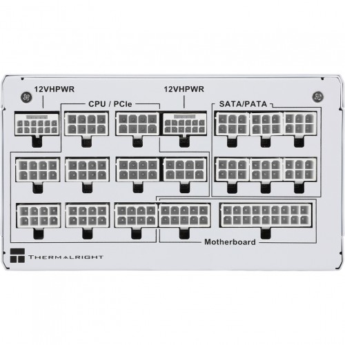 Блок питания 1650W/ Power Supply Thermalright, 1650W 80+ Platinum (ATX, 3.0, PCIe 5.0, Full modular, 1x24(20+4)pin 600mm, 4xCPU 8(4+4)pin, 9xPCIe*2 8(6+2)pin, 2x12VHPWR PCIe 5.0 12+4pin 650mm, 14xSATA, 5xMOLEX4pin, Active, 140x140mm, 170x150x86mm, OPP, OV