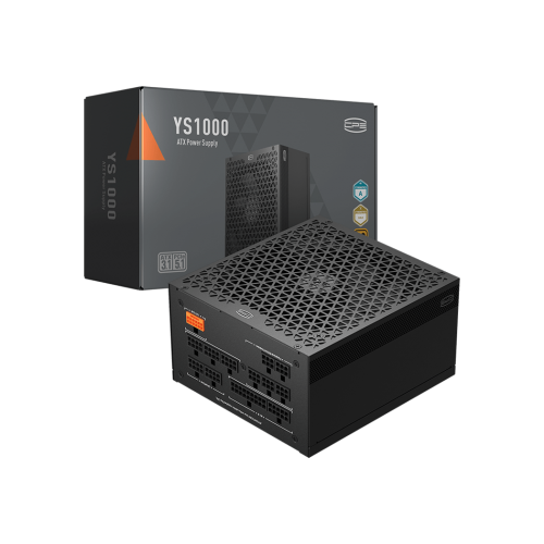 Блок питания ПК/ Power Supply PCCooler, 1000W 80+ Gold (ATX, 3.1, Full modular, 1x24(20+4)pin 610mm, 2xCPU 8(4+4)pin 700mm, 2xPCIe*2 8(6+2)pin 750mm, 1x12V(2x6) 12+4pin 500mm, 2xSATA*3+MOLEX4pin*1 450+120+120+150mm , Active, 135x135mm, 160x150x86mm, APFC,