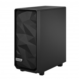 Корпус ПК без блока питания/ Case Fractal Design Meshify 2 Compact TG Dark Tint, Midi-Tower, 2x140mm + 1x120mm, 2xUSB-A 3.2 + 1xUSB 3.2 Type-C ATX, mATX, mITX Black