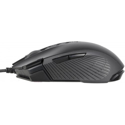 Купить игровую мышь A4Tech Bloody J90s черного цвета с оптическим сенсором 8000dpi и 12 кнопками - идеальный выбор для геймеров!
