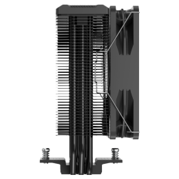 Кулер для процессора/ CPU Cooler PCCooler PALADIN EX300S (125W, 4-pin PWM, 157mm, Al/Cu, 3x6mm, FRGB, 1x120mm, 73.6CFM, 28.6dBA, 1800RPM, S: 1851/1700/1200/115X, AM5/AM4, black)