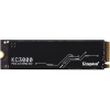 Твердотельный накопитель/ Kingston SSD KC3000, 1024GB, M.2(22x80mm), NVMe, PCIe 4.0 x4, 3D TLC, R/W 7000/6000MB/s, IOPs 900 000/1 000 000, DRAM buffer 1024MB, TBW 800, DWPD 0.71, with Heat Spreader (60 мес) Kingston