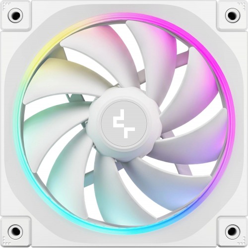Купить вентилятор Deepcool FL12 Wh ARGB 120мм белый 4-pin с низким уровнем шума 32дБ - идеальное охлаждение для корпуса