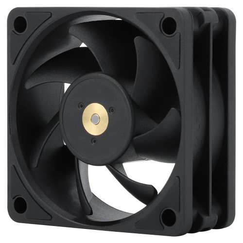Кулер для корпуса/ Case Cooler Thermalright TL-B6B (60x60x25mm, 4-pin PWM, 16.17CFM, 20.17dBA, 3200RPM, Black)