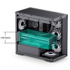 Корпус JONSBO D300 Mini-Tower без блока питания: стильный черный кейс для mATX и mITX с USB-A 3.2 и USB-C 3.2