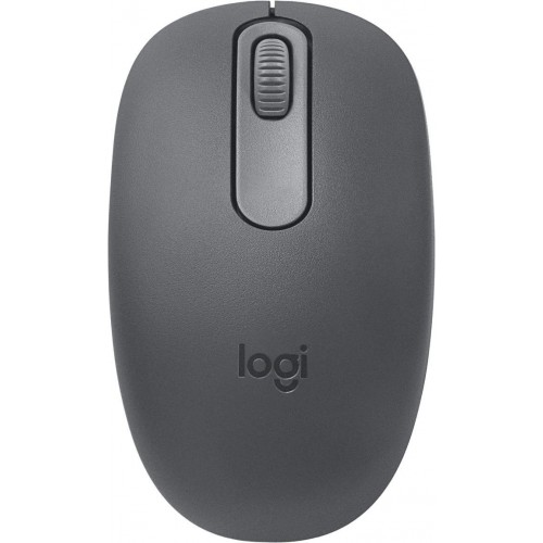Купить беспроводную оптическую мышь Logitech M196 графитового цвета с 1000dpi для ноутбука - 2 кнопки (910-007315)