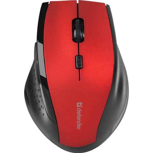 Defender Беспроводная оптическая мышь Accura MM-365 красный,6 кнопок, 800-1600 dpi Defender
