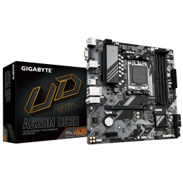 Материнская плата/ MB GIGABYTE AMD A620 sAM5, 4xDDR5(192GB), D-SUB/HDMI 2.1/DP, 1xPCIe 4.0x16, 1xPCIe 4.0, 1xLAN, 4xSATA 6Gb/s, 1xM.2, 1xUSB-C, 1xUSB 3.2, 4xUSB 2.0, 1xPS/2, mATX